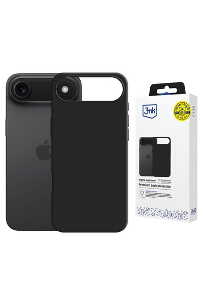 3MK Carcasă Hardy MagSilicone pentru iPhone 17 Air, Grafit