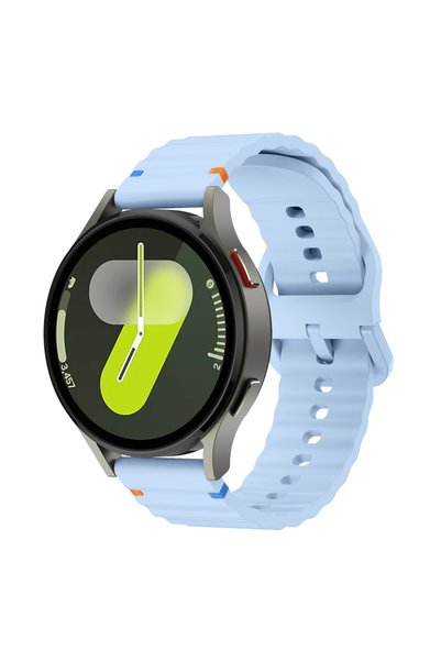 redmud teknoloji Samsung Galaxy Watch 7 FE 40 mm İle Uyumlu Dalgalı Dikiş Det...