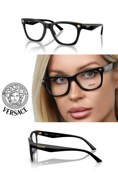 Versace Ve3363-U Gb1 52-18-145 Unisex Premium Blue Light Protection + Driver (Anti-Glare) Effective