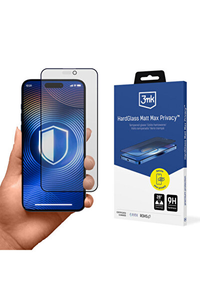 3MK Folie pentru iPhone 17 Pro - HardGlass Matt Max Folie de protecție ecran ...