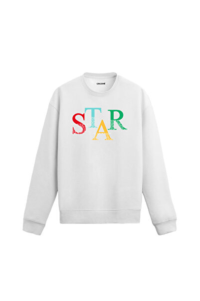 Colermi سترة تي شيرت بطباعة تيبيوغرافية من ستار