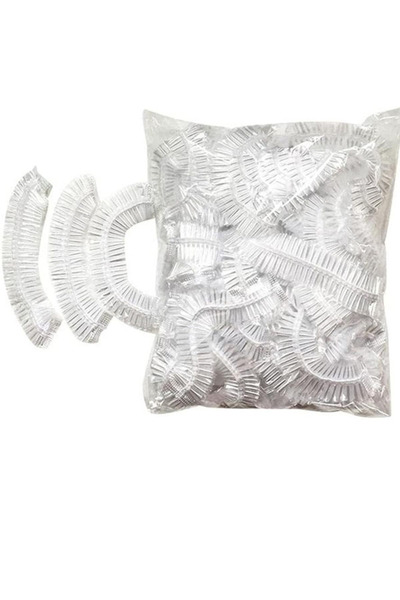 Showay Disposable Shower Cap by - Pack of 100 Waterproof Caps for Women, Men, Hotels, and Spa