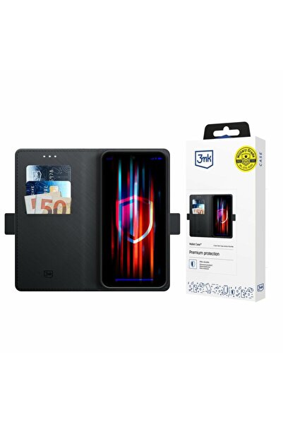 3MK Husa Xiaomi Redmi Note 14 Pro+ 5G Wallet Case, negru