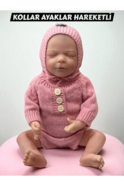 YILDIRIM OYUNCAK 43 Cm Aksesuarlı Gerçekçi Bebek %100 Silikon Yumuşak Doku Aksesuarlı Bebek-Soft Yumuşak Gerçek Bebek