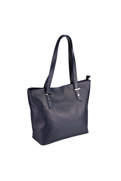 AZZURA Geanta Sandra, din piele 100% naturală bleumarin