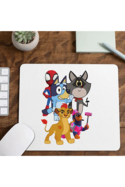 OEM Mousepad Taffy Spiderman Bluey Guard Felina Kion Puppies Builders