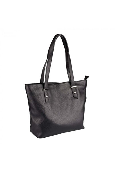 AZZURA Geanta Sandra, din piele 100% naturală neagră