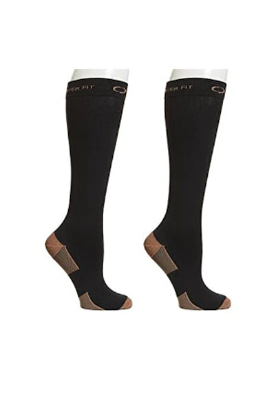 DiversMag Set 1+1 șosete compresive unisex, ameliorarea varicelor, anti-obose...