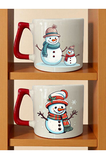 lili hediyelik كوب رائع مطبوع عليه رجل الثلج - هدية عيد ميلاد للزوج، هدية للرجل