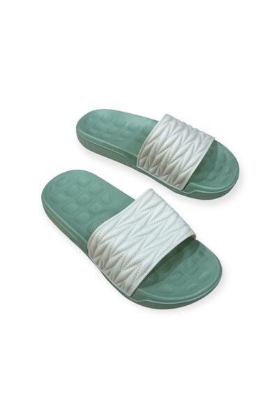 İpek Modaipek Women's Colorful Light Sole Non-Slip Daily Beach Pool Banyp Balcony Slippers