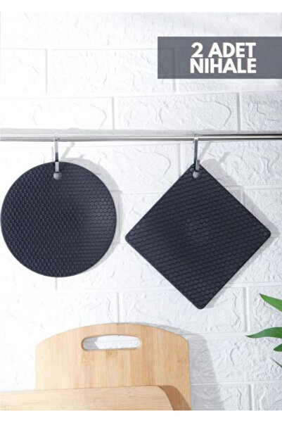 ermaslicon Set de 2 tampoane din silicon – rezistente la căldură, anti-alunec...