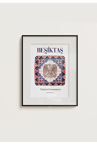 POSTER İSTANBUL BEŞİKTAŞ Kartal Temalı ÇERÇEVESİZ