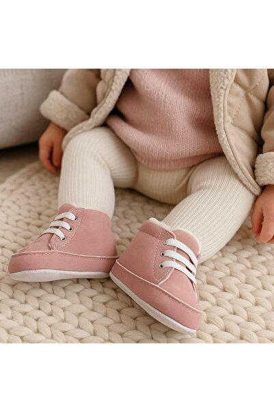 minissa baby kids Doğal Pamuk Astarlı, Bebek İlk Adım Ayakkabısı, Kaydırmaz T...