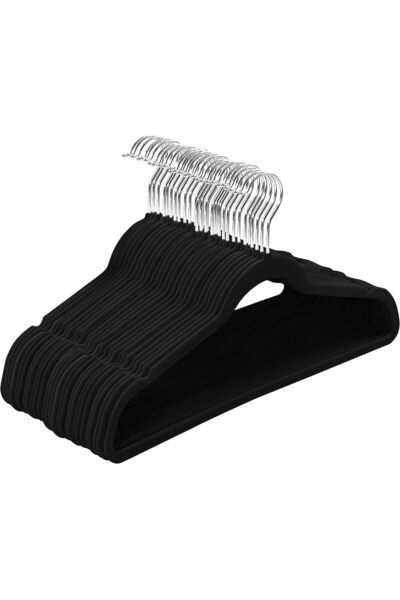 Bogadini Set 20 umerase catifea premium antialunecare pentru haine