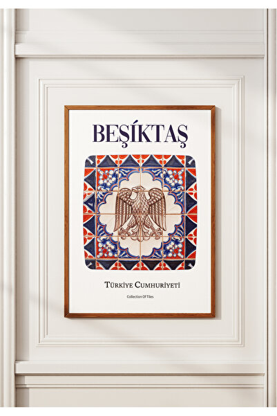 POSTER İSTANBUL BEŞİKTAŞ Kartal Temalı ÇERÇEVESİZ