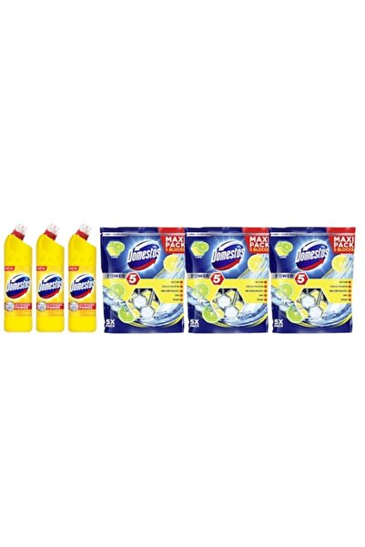 Domestos Σετ Curatenie Toaleta 6 x Componente