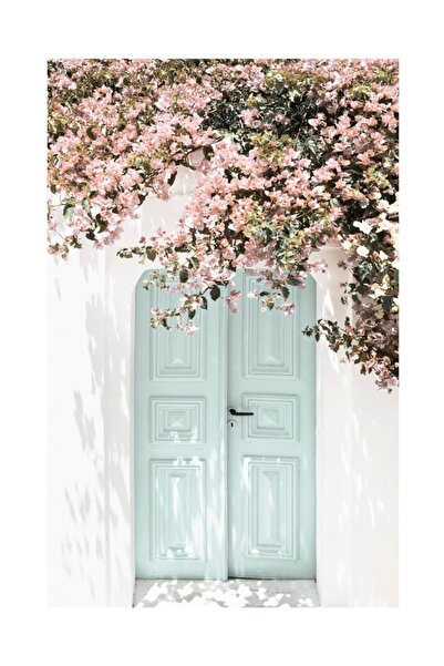 KAYABEY HOME Modern Design Frame-Looking Mdf Painting Door Flower