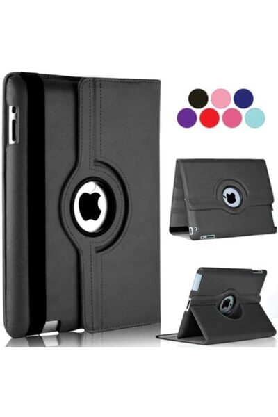 Generic جراب دوار 360 درجة لجهاز iPad Pro مقاس 12.9 بوصة، غطاء ذكي مع خاصية السكون/التنشيط التلقائي، الجيل الأول/الثاني 2015/2017،