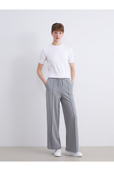 LC Waikiki Beli Lastikli Geniş Paça Kadın Eşofman Altı