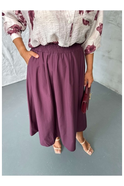 Elif Özbey Butik Fusta cu cusături din prune