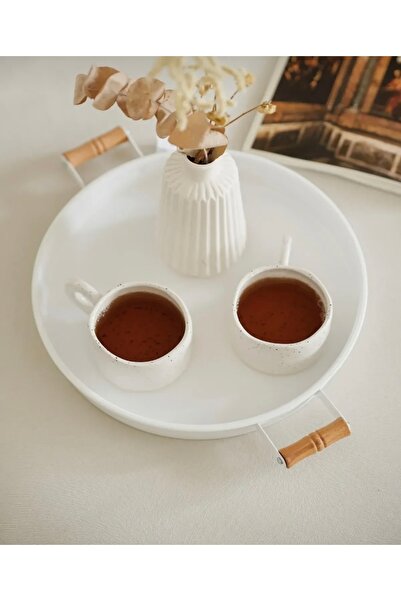 magical dreams Round Serving Tray with Wooden Handle