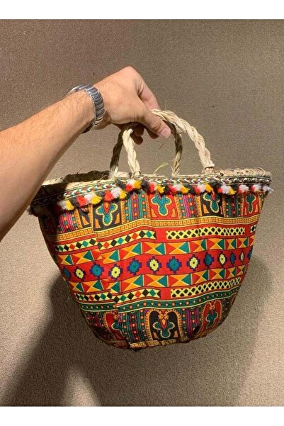 Gerenic سلة خوص صغيرة 26×22 سم