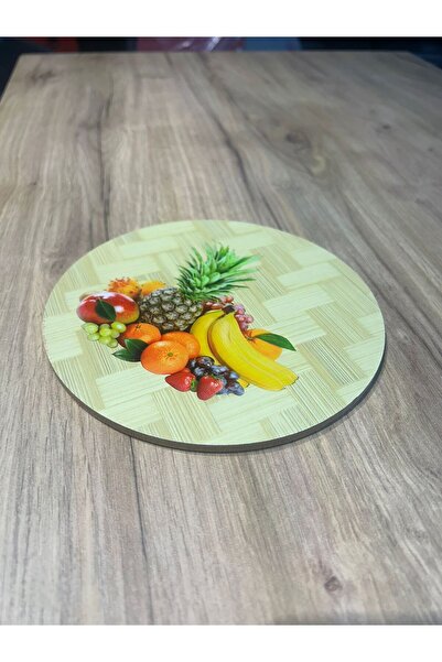 AKBELLİ GROUP Ahşap Bambu Nihale, Çaydanlık Altı Sıcak Tencere Için Ahşap Nihale Altlık Kare Yuvarlak