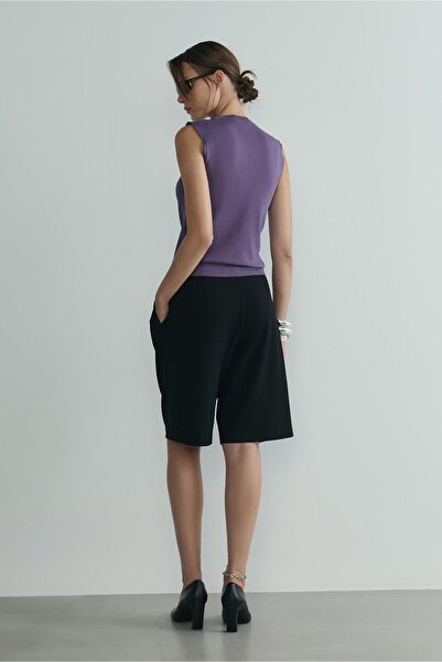 Suud Collection Purple Lea Knitwear Blouse