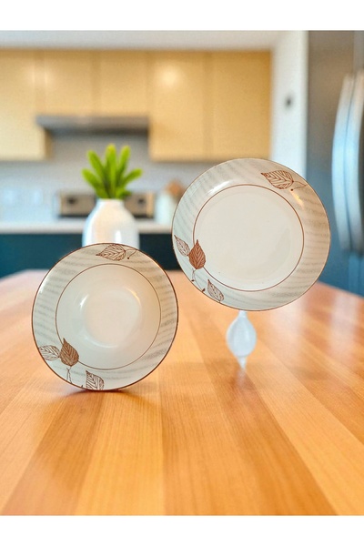 OEM 12-piece leaf pattern dinnerware set