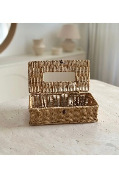 magical dreams Rattan Napkin Box with Lid