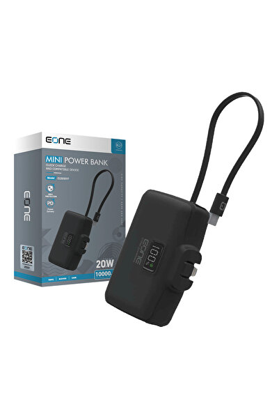 Armor باوربانك EONE 10000mAh شحن سريع 20W مع شاشة وكابلين مدمجين
