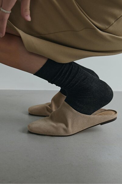 Suud Collection Anthracite Yves Ribbed Socks