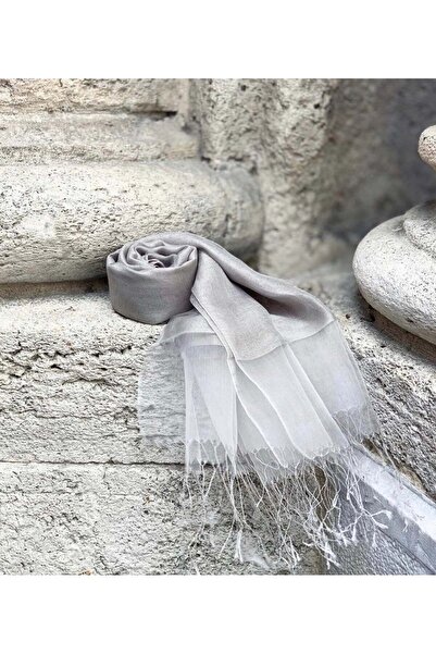 ARMANDA ipekli çift kat tüllü şal