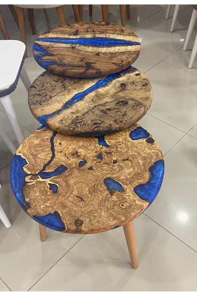 KAĞAN SÜS Zeytin zigon sehpa