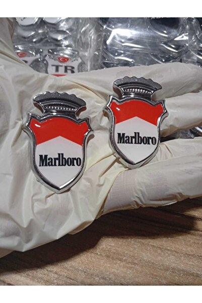 Car19 Ghia Marlboro Araç Direk Arması Etiket Arma (2 Adet)