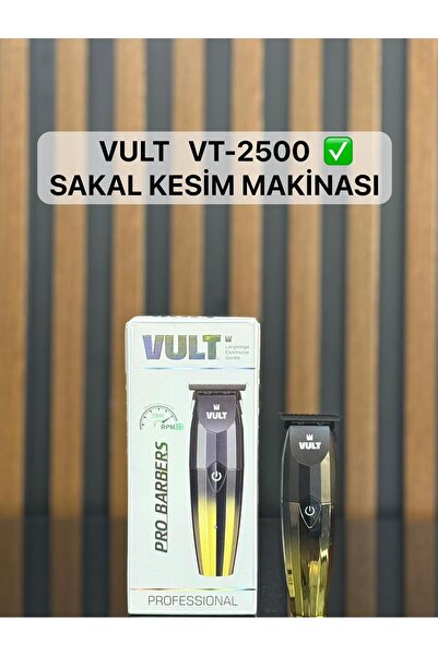 VULT VT-2500 Profesyonel Saç Sakal Ense Çizim tıraş makinesi (Yeni)