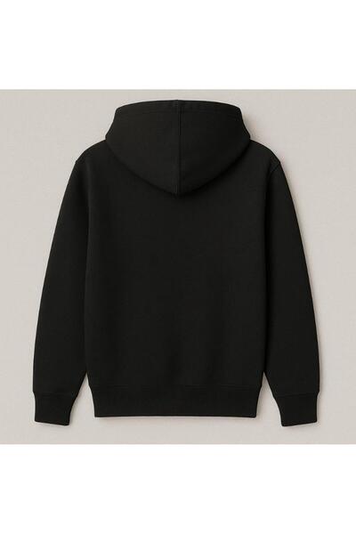 Elvino Sport Luxe Printed Oversize Γυναικεία/Ανδρική Σετ Φόρμας Unisex Χειμερινής Φόρμας 3 Νήματα Γκρι-Μαύρο