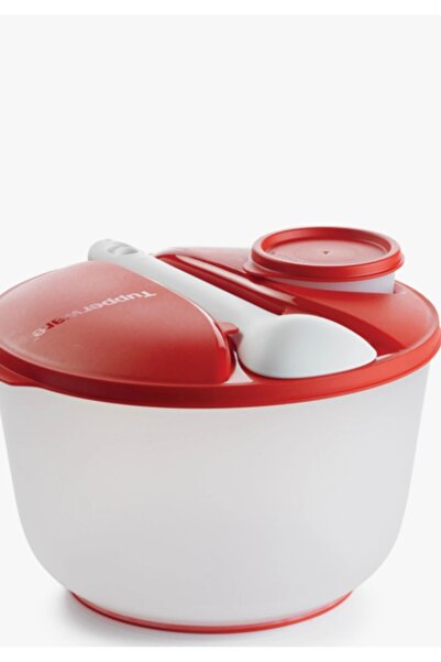 Plus وعاء سلطة جامبو 3.9 لتر - وعاء صلصة 170 مل مع ملعقة