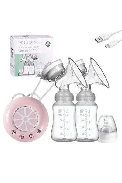 Mommy Pompa de san electrica dubla, Portabila, Mod masaj, 9 niveluri de vitez...