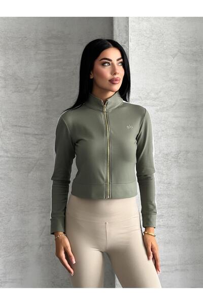 FERZOLAİO Full Zip Fit Cut Sportsman Khaki Jacket