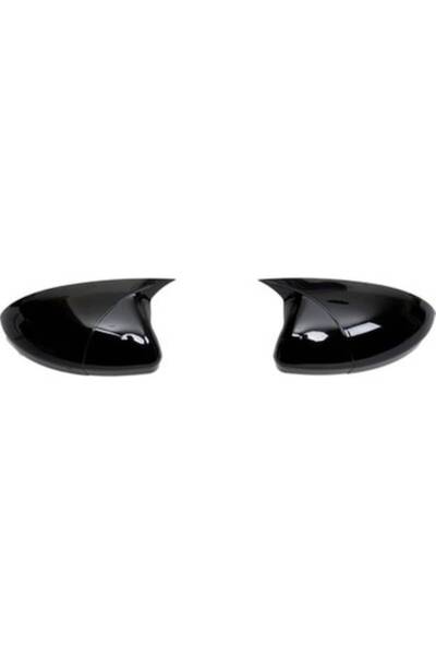 LinePartsBim Set 2 Capace Oglinzi M Style Batman BMW Seria 3, E90 E91 LCI Facelift, Negru Lucios