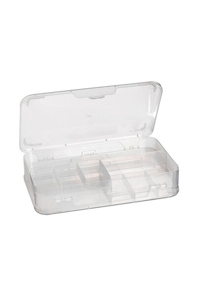 ForWhat Büro Ev Ofis için 10 Bölme Mini Şefaf Alet Dikiş Plan İlaç Parça Kutusu