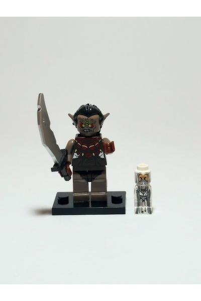 YUONİS ART Orc Warrior & Mini Saruman Figure