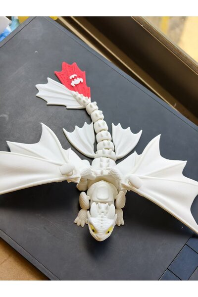 3d layer craft Dişsiz Ejderhanı Nasıl Eğitirsin Hareketli Figürü Toothless Oy...