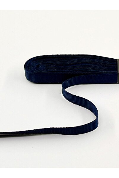 1 Cm Navy Blue Grosgrain Ribbon - 10 Meters