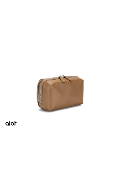 Alot Handbag - Elegant and Durable with Multiple Pockets, Made of Premium Leather, 1L Capacity