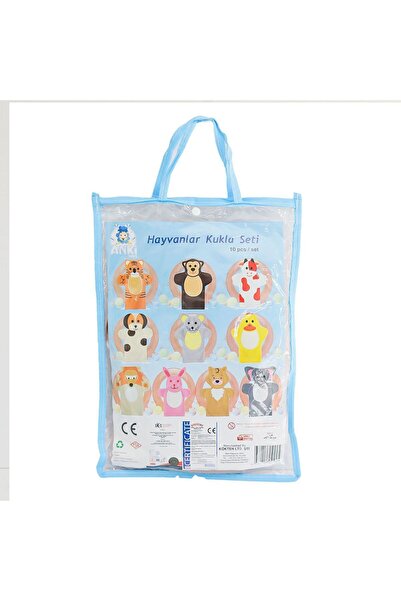 Angel Of Life And-5002 Animals Puppet Set 10 Pcs