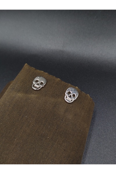 NESGO MODA Metal Button Skull Free Nickel 6 Pieces 14mm