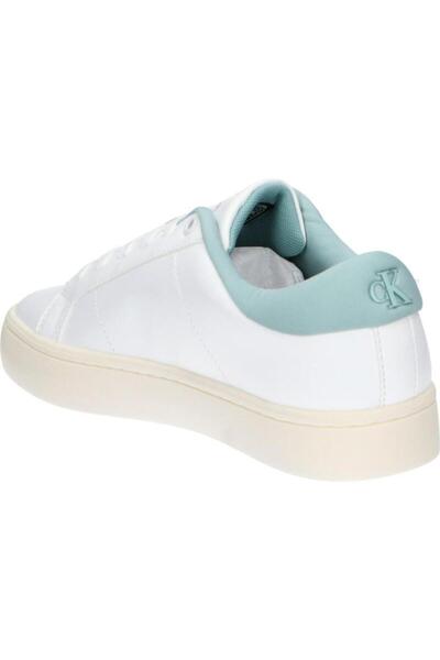 Calvin Klein Classic Cupsole Lowlaceup Bright White-Blue Surf Yw0Yw01444 02R