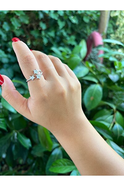 Roha خاتم أوريون الفضي الفولاذي